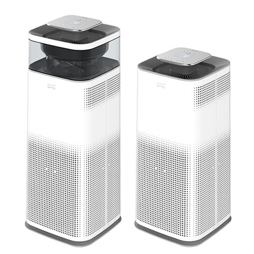 현대큐밍 더케어 타워 프리미엄 항균 세트 12평 + 10평공기청정기 렌탈