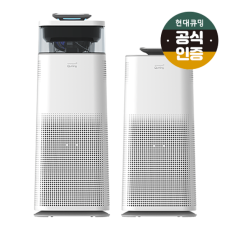 현대큐밍 더케어 타워 프리미엄 항균 세트 12평 + 10평공기청정기 렌탈