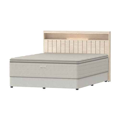 현대큐밍 네스트라 매트리스 럭스+포레프레임 침대렌탈