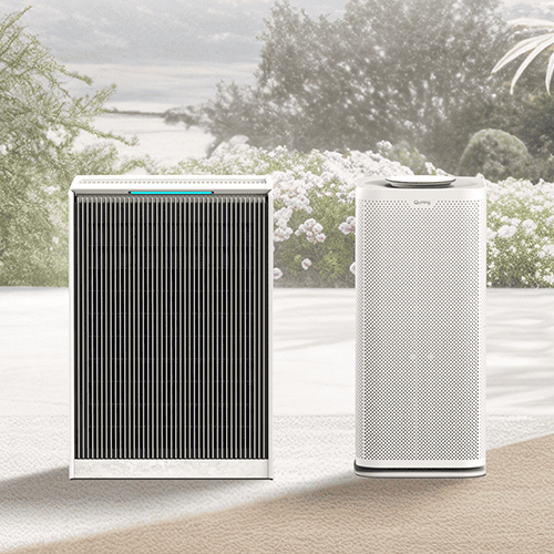 현대큐밍 더케어 블레이드 항균 23평 + 에어렌 (세트형) 공기청정기 렌탈